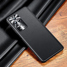 Soft Luxury Leather Snap On Case Cover QK2 for Xiaomi Redmi K50 5G Black