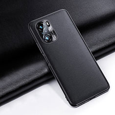 Soft Luxury Leather Snap On Case Cover QK3 for Xiaomi Redmi K40 Pro 5G Black