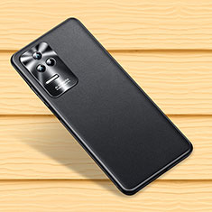 Soft Luxury Leather Snap On Case Cover QK4 for Xiaomi Redmi K50 5G Black