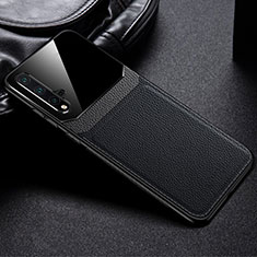 Soft Luxury Leather Snap On Case Cover R01 for Huawei Honor 20 Black