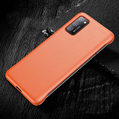 Soft Luxury Leather Snap On Case Cover R01 for Huawei Honor V30 Pro 5G Orange