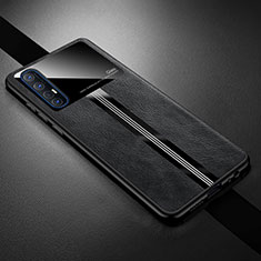 Soft Luxury Leather Snap On Case Cover R01 for Oppo Find X2 Neo Black