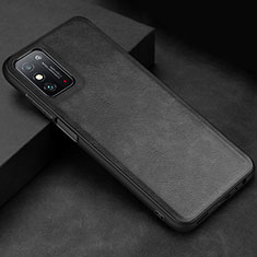 Soft Luxury Leather Snap On Case Cover R02 for Huawei Honor X10 Max 5G Black