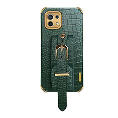 Soft Luxury Leather Snap On Case Cover R02 for Xiaomi Mi 11 Lite 4G Green