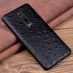 Soft Luxury Leather Snap On Case Cover R02 for Xiaomi Redmi K20 Black