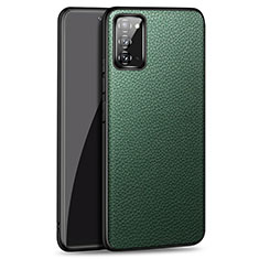 Soft Luxury Leather Snap On Case Cover R03 for Samsung Galaxy Note 20 5G Green