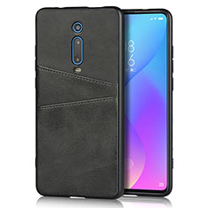 Soft Luxury Leather Snap On Case Cover R03 for Xiaomi Redmi K20 Black