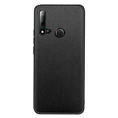 Soft Luxury Leather Snap On Case Cover R04 for Huawei P20 Lite (2019) Black