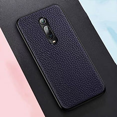 Soft Luxury Leather Snap On Case Cover R05 for Xiaomi Mi 9T Blue