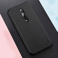 Soft Luxury Leather Snap On Case Cover R05 for Xiaomi Redmi K20 Black