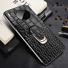 Soft Luxury Leather Snap On Case Cover R06 for Huawei Mate 30 5G Black