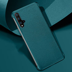 Soft Luxury Leather Snap On Case Cover R08 for Huawei Nova 5 Pro Green