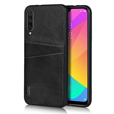 Soft Luxury Leather Snap On Case Cover R08 for Xiaomi Mi A3 Black