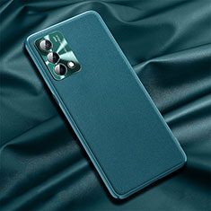 Soft Luxury Leather Snap On Case Cover S01 for Oppo K9 5G Green