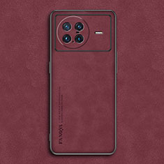 Soft Luxury Leather Snap On Case Cover S01 for Vivo X Note Red