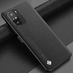 Soft Luxury Leather Snap On Case Cover S01 for Xiaomi Poco F3 5G Black