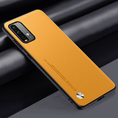 Soft Luxury Leather Snap On Case Cover S01 for Xiaomi Redmi 9 Power Yellow