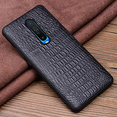 Soft Luxury Leather Snap On Case Cover S01 for Xiaomi Redmi K30 4G Black