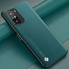 Soft Luxury Leather Snap On Case Cover S01 for Xiaomi Redmi K40 Pro 5G Green