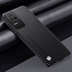 Soft Luxury Leather Snap On Case Cover S01 for Xiaomi Redmi K50 Pro 5G Black