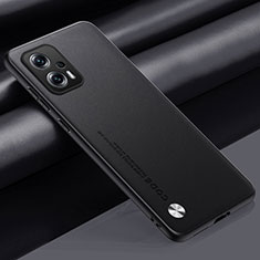 Soft Luxury Leather Snap On Case Cover S01 for Xiaomi Redmi Note 11T Pro 5G Black