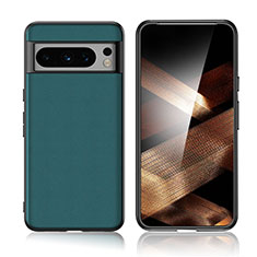 Soft Luxury Leather Snap On Case Cover S02 for Google Pixel 8 Pro 5G Green