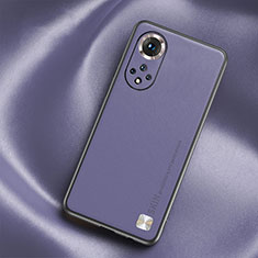 Soft Luxury Leather Snap On Case Cover S02 for Huawei Honor 50 Pro 5G Clove Purple