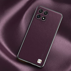 Soft Luxury Leather Snap On Case Cover S02 for Huawei Honor X30i Purple