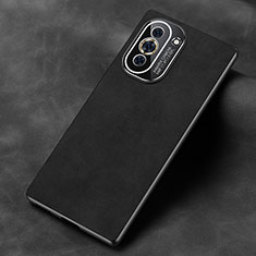 Soft Luxury Leather Snap On Case Cover S02 for Huawei Nova 10 Black