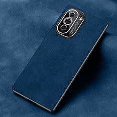 Soft Luxury Leather Snap On Case Cover S02 for Huawei Nova 10 Pro Blue