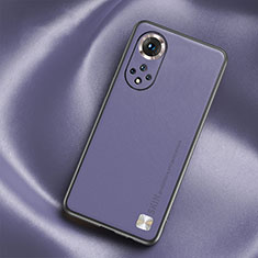 Soft Luxury Leather Snap On Case Cover S02 for Huawei Nova 9 Pro Clove Purple