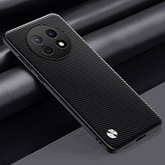 Soft Luxury Leather Snap On Case Cover S02 for Oppo A2 Pro 5G Dark Gray