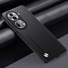 Soft Luxury Leather Snap On Case Cover S02 for Oppo Reno11 Pro 5G Black