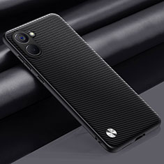 Soft Luxury Leather Snap On Case Cover S02 for Realme 10S 5G Dark Gray