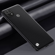 Soft Luxury Leather Snap On Case Cover S02 for Realme C21Y Dark Gray