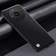 Soft Luxury Leather Snap On Case Cover S02 for Realme Narzo 60 5G Dark Gray