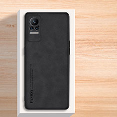 Soft Luxury Leather Snap On Case Cover S02 for Xiaomi Civi 1S 5G Black