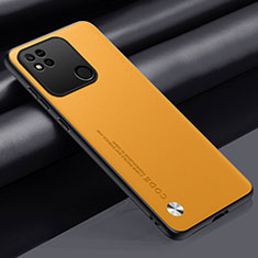 Soft Luxury Leather Snap On Case Cover S02 for Xiaomi Redmi 9 Activ Yellow