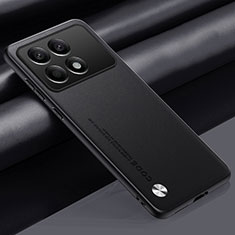 Soft Luxury Leather Snap On Case Cover S02 for Xiaomi Redmi K70 5G Black