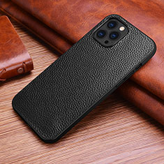 Soft Luxury Leather Snap On Case Cover S03 for Apple iPhone 14 Pro Max Black