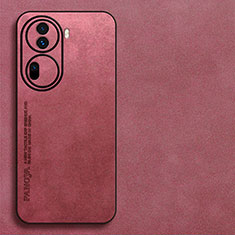 Soft Luxury Leather Snap On Case Cover S03 for Oppo Reno11 Pro 5G Red