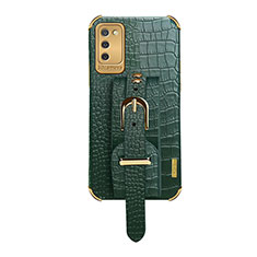 Soft Luxury Leather Snap On Case Cover S03 for Samsung Galaxy F02S SM-E025F Green