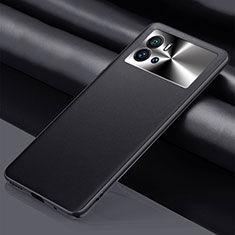 Soft Luxury Leather Snap On Case Cover S03 for Vivo iQOO 9 5G Black