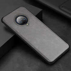 Soft Luxury Leather Snap On Case Cover S03 for Vivo Nex 3 Gray