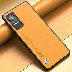 Soft Luxury Leather Snap On Case Cover S03 for Xiaomi Civi 5G Orange