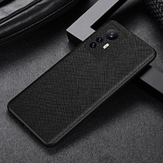 Soft Luxury Leather Snap On Case Cover S03 for Xiaomi Mi 12X 5G Black