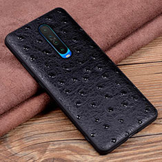 Soft Luxury Leather Snap On Case Cover S03 for Xiaomi Poco X2 Black