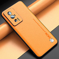 Soft Luxury Leather Snap On Case Cover S03 for Xiaomi Redmi K60 5G Orange