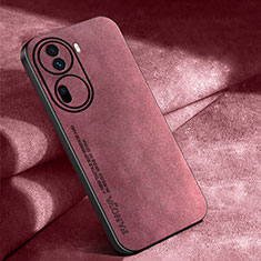 Soft Luxury Leather Snap On Case Cover S04 for Oppo Reno11 Pro 5G Red