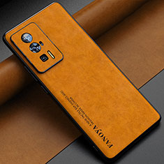 Soft Luxury Leather Snap On Case Cover S04 for Xiaomi Redmi K60 5G Orange